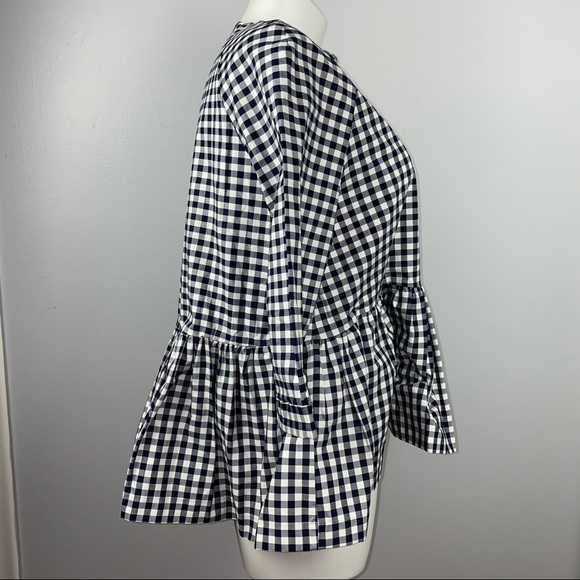 NWT Victoria Beckham for Target Gingham Top, XL - Picture 6 of 10